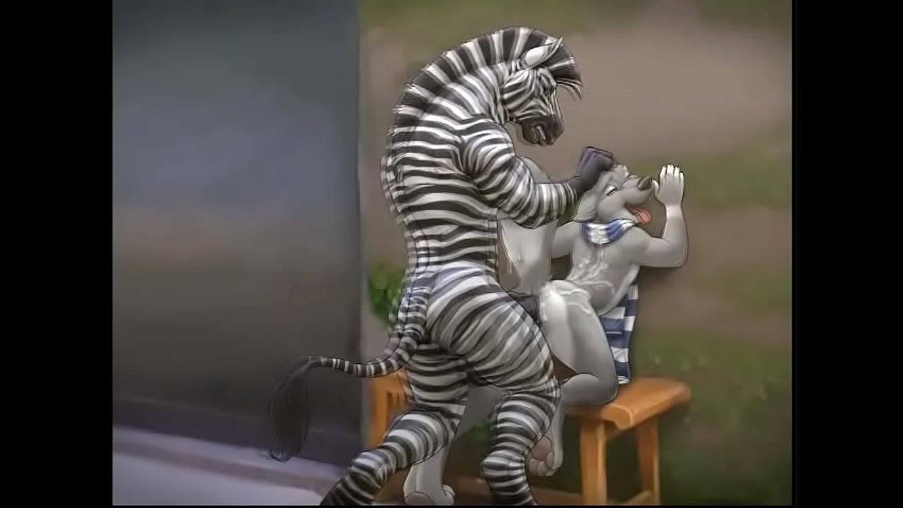 Zebra comendo uma bucetinha de cadela selvagem